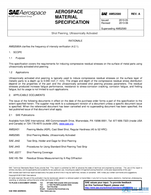 SAE AMS 2580 Series PDF