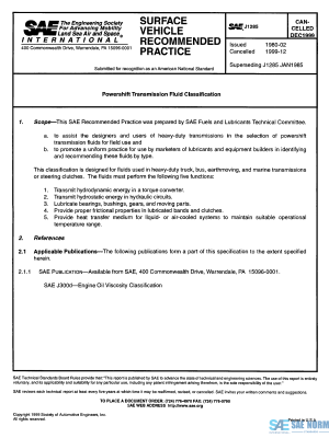 SAE J 1285 Series PDF