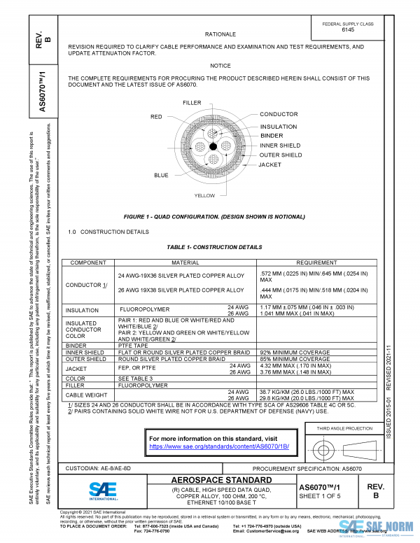 SAE AS 6070/1 Series PDF