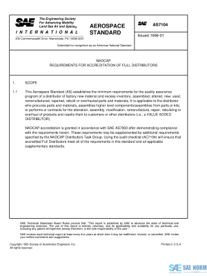 SAE AS 7104 Series PDF