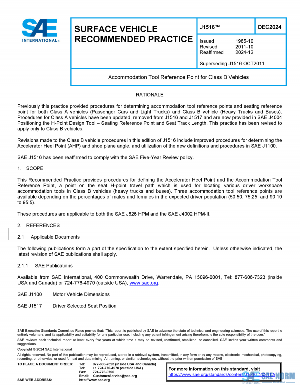 SAE J 1516 Series PDF