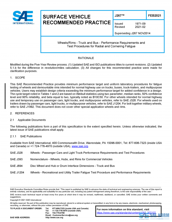 SAE J 267 Series PDF