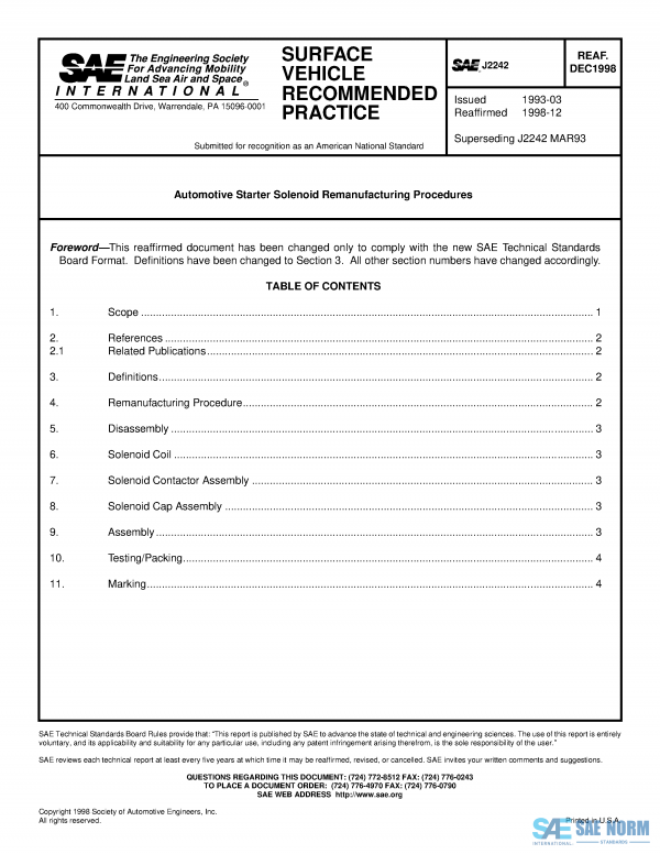 SAE J 2242 Series PDF