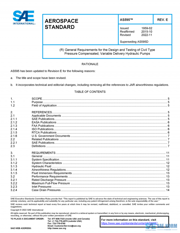SAE AS 595 Series PDF