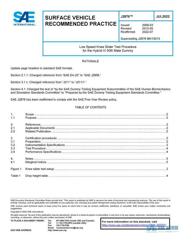 SAE J 2876 Series PDF