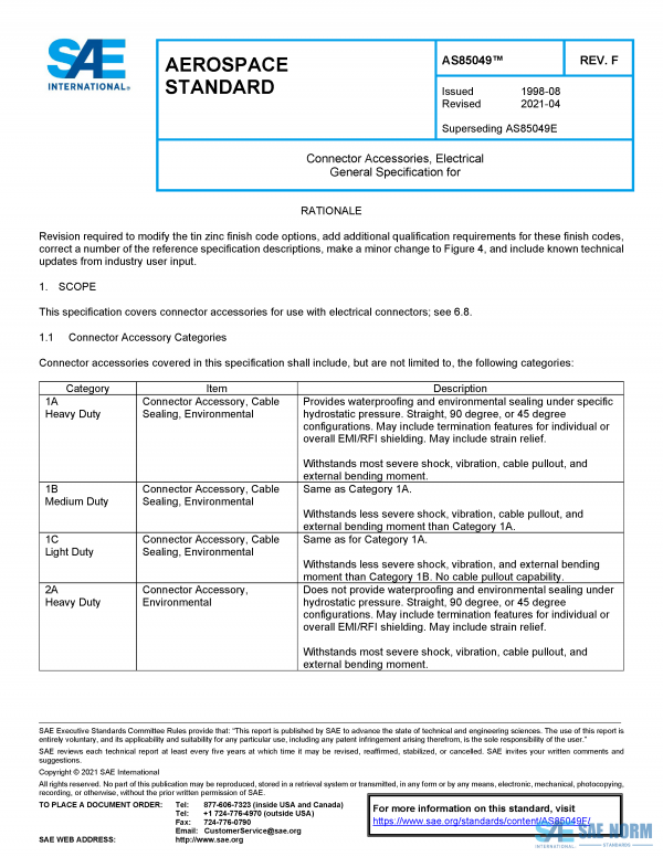 SAE AS 85049 Series PDF