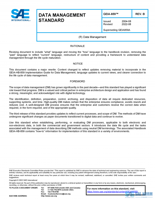 SAE GEIA 859 Series PDF