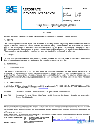 SAE AIR 6151 Series PDF