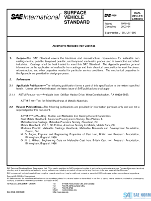 SAE J 158 Series PDF