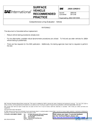SAE J 2624 Series PDF