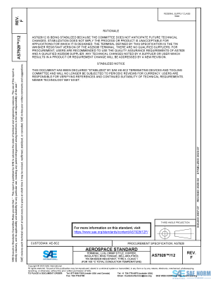 SAE AS 7928/12 Series PDF