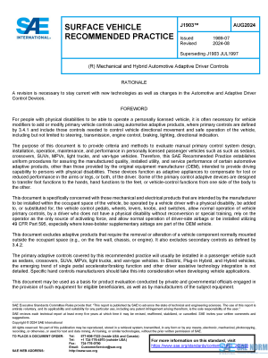 SAE J 1903 Series PDF