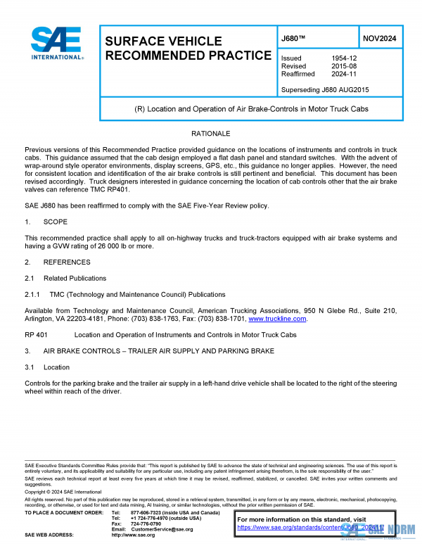 SAE J 680 Series PDF