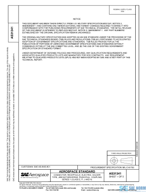SAE AS 31341 Series PDF
