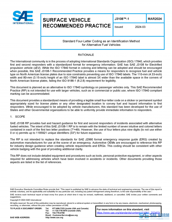 SAE J 3108/1 Series PDF