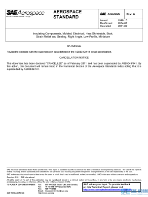 SAE AS 5258/6 Series PDF
