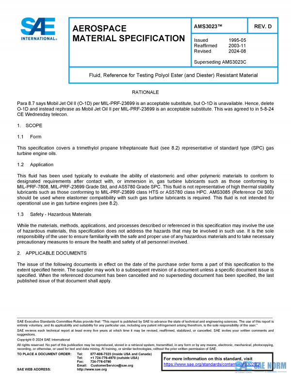 SAE AMS 3023 Series PDF