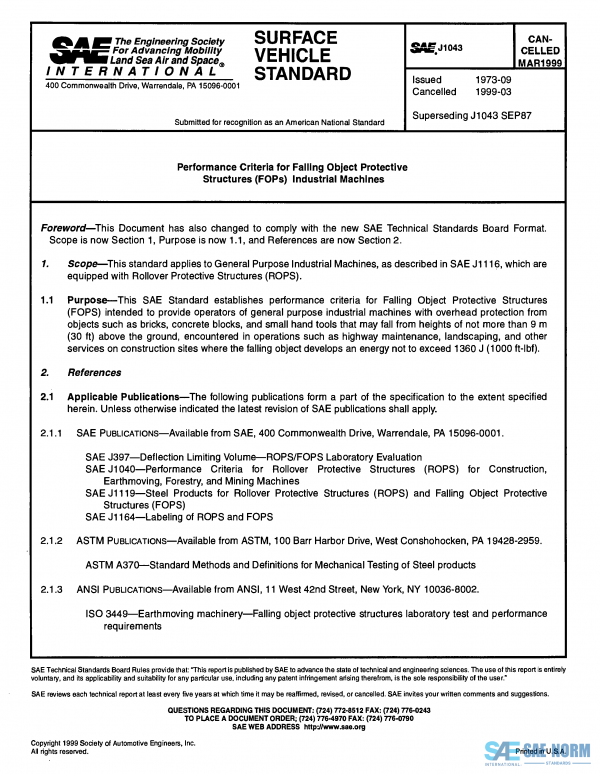 SAE J 1043 Series PDF