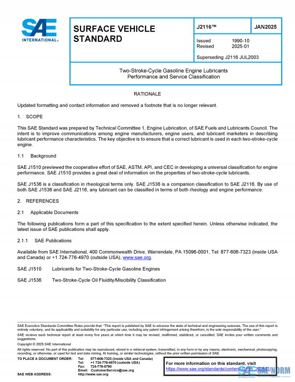 SAE J 2116 Series PDF
