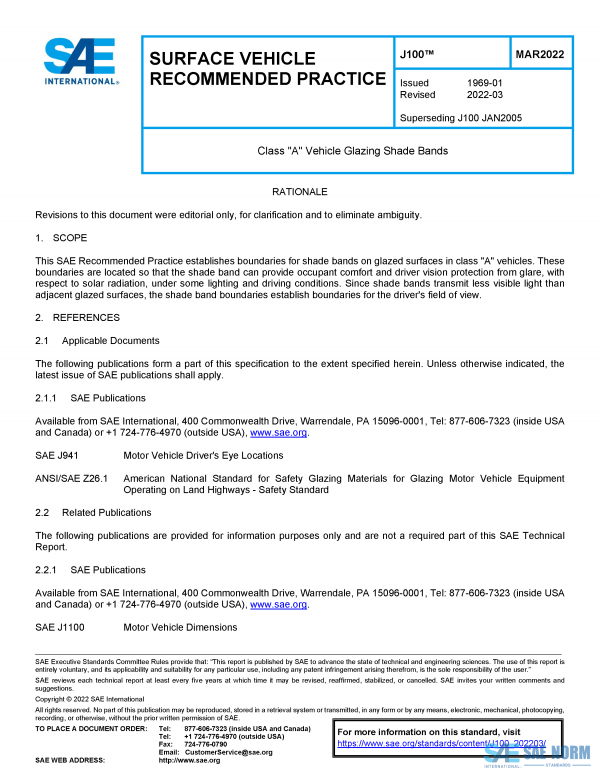 SAE J 100 Series PDF