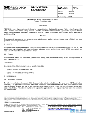 SAE AS 8976 Series PDF