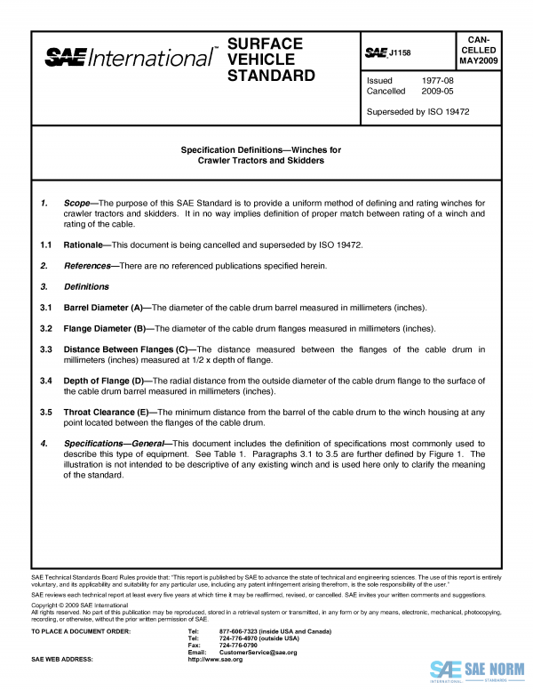 SAE J 1158 Series PDF