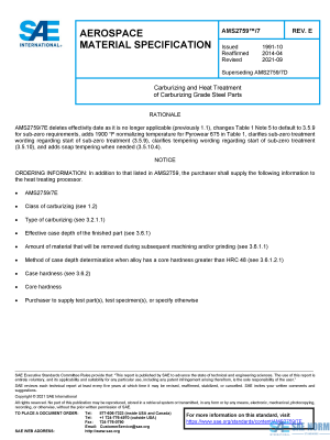 SAE AMS 2759/7 Series PDF