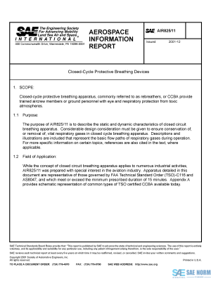 SAE AIR 825/11 Series PDF