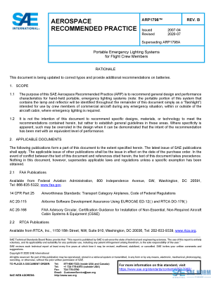 SAE ARP 1798 Series PDF