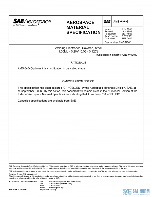 SAE AMS 6464 Series PDF