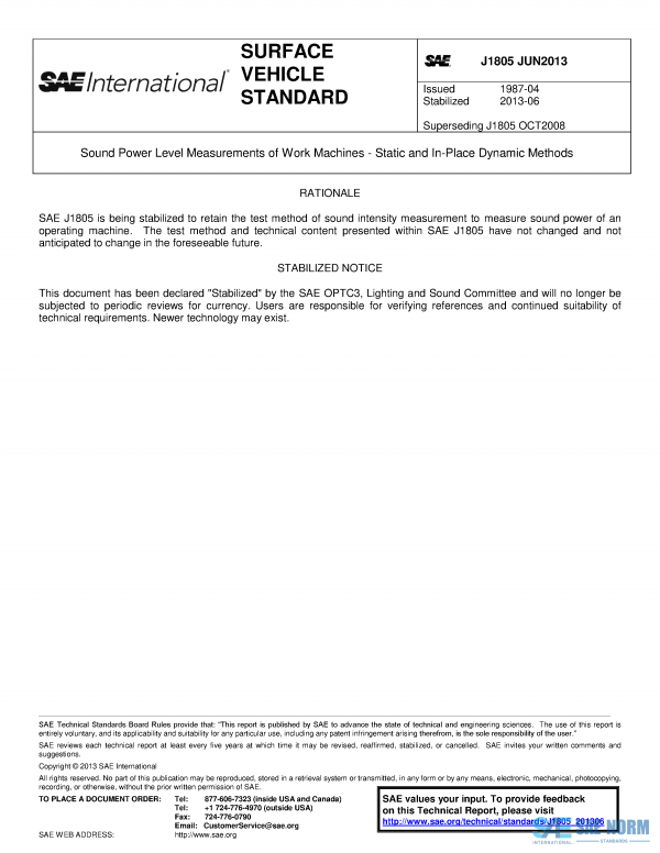 SAE J 1805 Series PDF