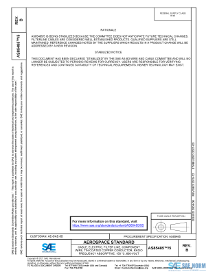 SAE AS 85485/5 Series PDF