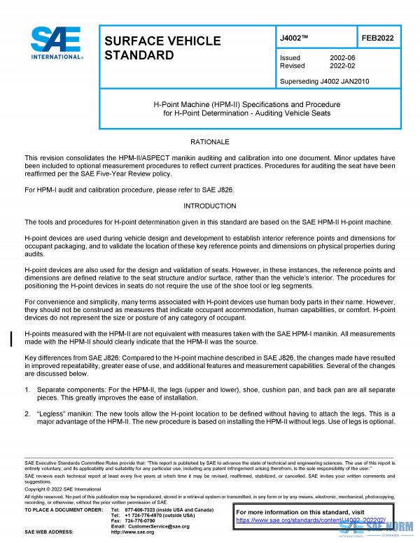 SAE J 4002 Series PDF