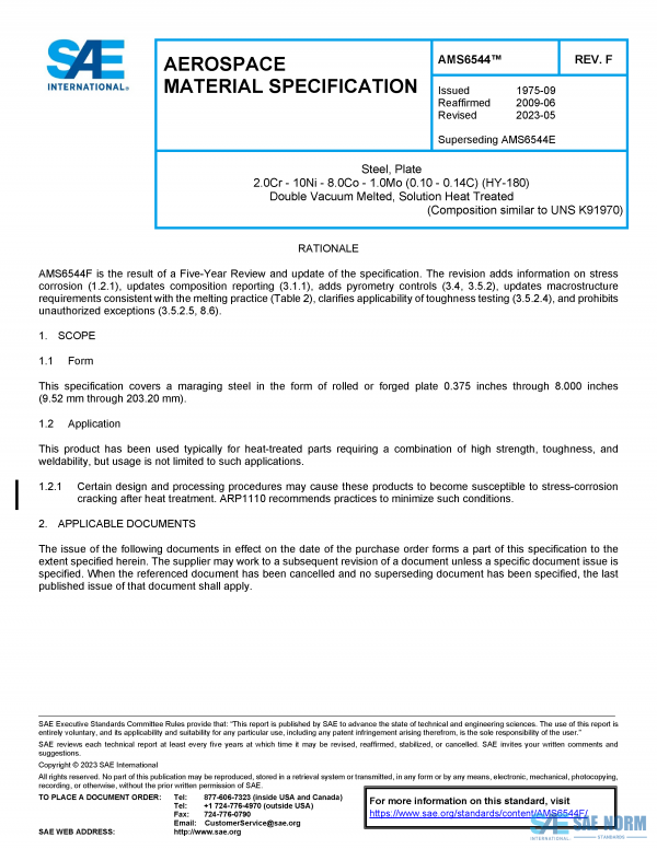 SAE AMS 6544 Series PDF