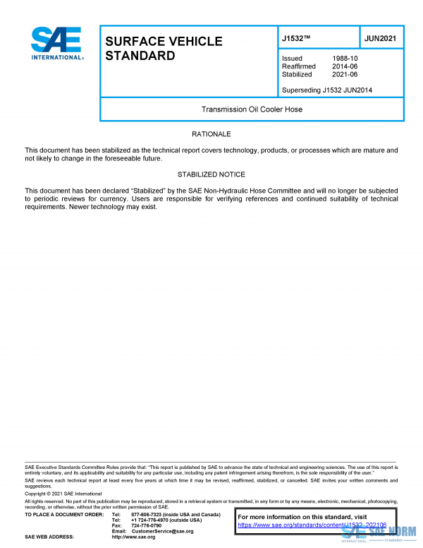 SAE J 1532 Series PDF