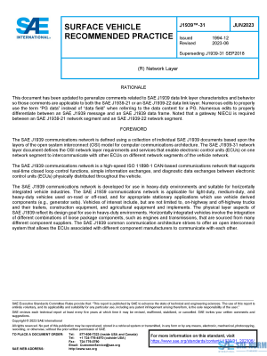 SAE J 1939/31 Series PDF