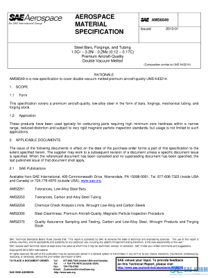 SAE AMS 6549 Series PDF