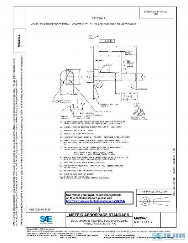SAE MA 3347 Series PDF