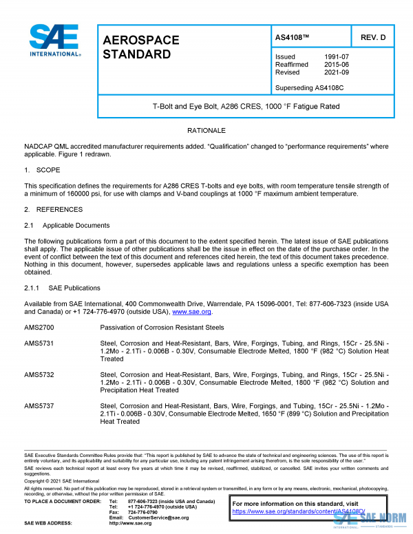 SAE AS 4108 Series PDF