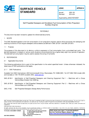 SAE J 2542 Series PDF