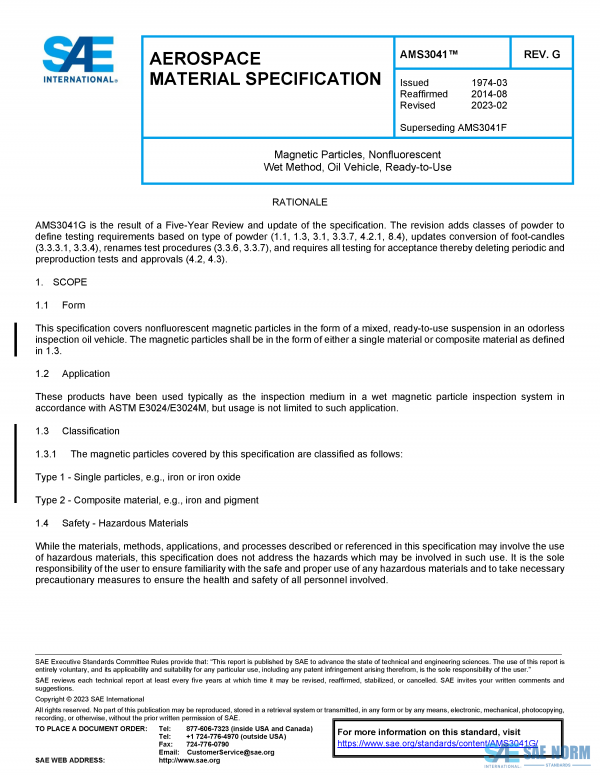 SAE AMS 3041 Series PDF