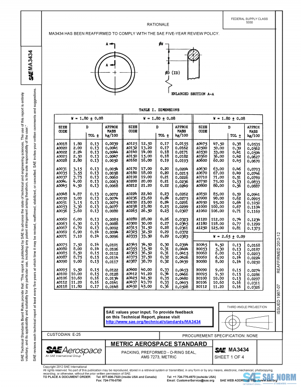 SAE MA 3434 Series PDF