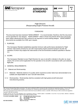 SAE AS 420 Series PDF