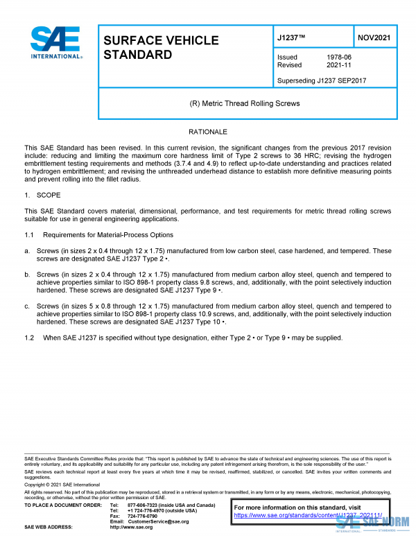 SAE J 1237 Series PDF