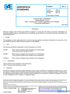 SAE AS 7482 Series PDF