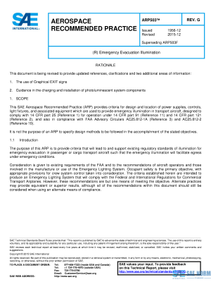 SAE ARP 503 Series PDF