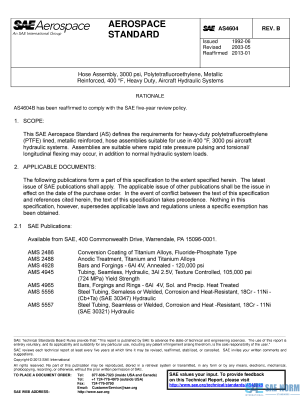 SAE AS 4604 Series PDF