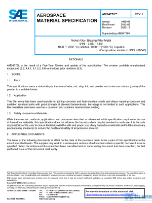 SAE AMS 4779 Series PDF