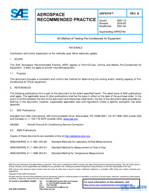 SAE ARP 5374 Series PDF
