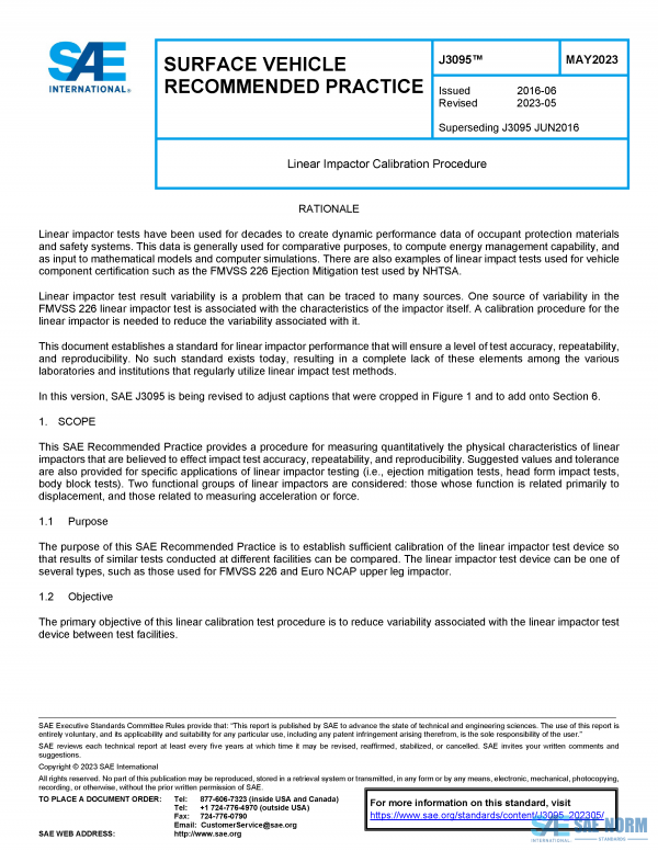 SAE J 3095 Series PDF